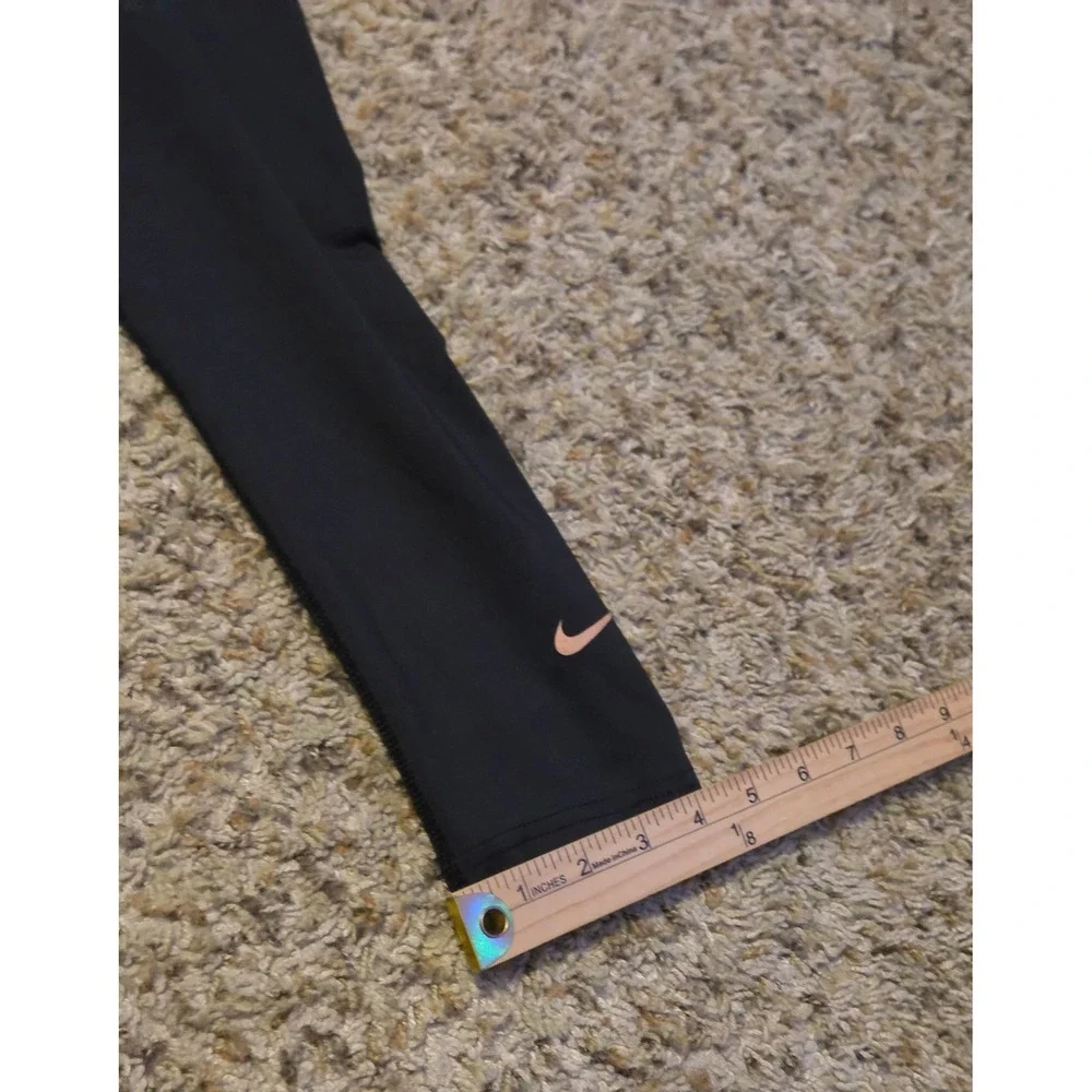 Nike Dri-Fit Skinny Leggings Women's Size XL Black Spandex Blend